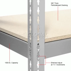 Global Industrial™ Bulk Rack Shelf Wood Deck 60"W x 36"D - Gray 9 Global Industrial™ Bulk Rack Shelf Wood Deck 60"W x 36"D - Gray -Shelving Sales Store 785597GY 2wco