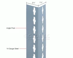 Global Industrial™ 6' High Gray Angle Post Set of 4