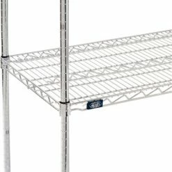 Nexel® Chrome, 4 Tier, Wire Shelving Starter Unit, 72"W x 21"D x 86"H -Shelving Sales Store 796169 05