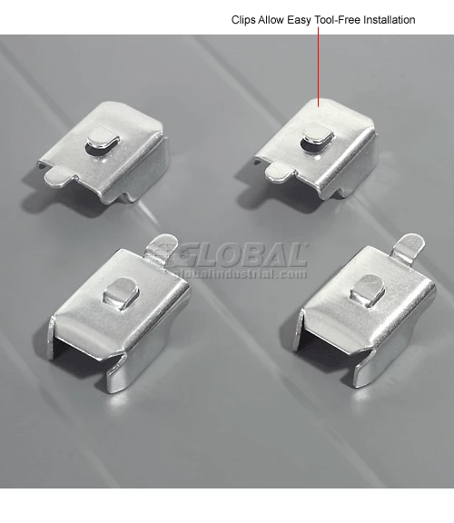 Global Industrial™ Steel Shelving 18 Ga 48"W x 24"D x 97"H Closed Clip 5 Shelves Starter 19 Global Industrial™ Steel Shelving 18 Ga 48"W x 24"D x 97"H Closed Clip 5 Shelves Starter - Image 19