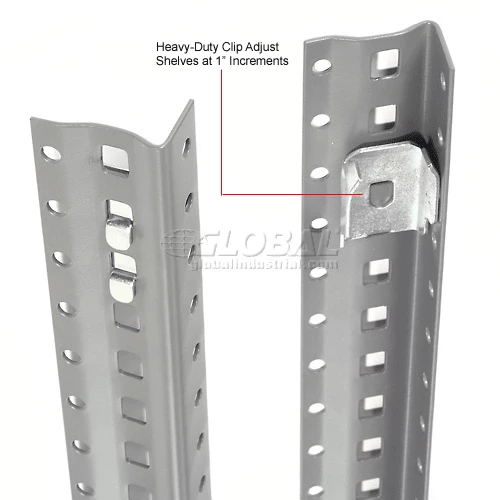 Global Industrial™ Steel Shelving 20 Ga 36" Wx24" Dx97" H Closed Clip 5 Shelves Starter 20 Global Industrial™ Steel Shelving 20 Ga 36" Wx24" Dx97" H Closed Clip 5 Shelves Starter - Image 20