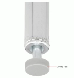 Nexel® Chrome, 4 Tier, Corner Wire Shelving 32"W x 24"D x 86"H -Shelving Sales Store 796622 4wco