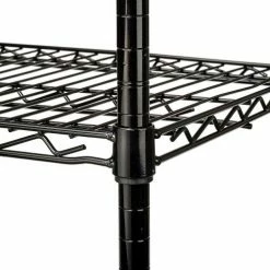Nexel® Black Epoxy, 4 Tier, Wire Shelving Starter Unit, 48"W x 24"D x 74"H 29 Nexel® Black Epoxy, 4 Tier, Wire Shelving Starter Unit, 48"W x 24"D x 74"H -Shelving Sales Store 798761 09 1