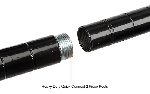 Nexel® Black Epoxy, 4 Tier, Wire Shelving Starter Unit, 36"W x 24"D x 74"H 16 Nexel® Black Epoxy, 4 Tier, Wire Shelving Starter Unit, 36"W x 24"D x 74"H - Image 16