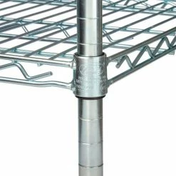 Nexel® Zinc Chromate, 4 Tier, Wire Shelving Starter Unit, 48"W x 24"D x 74"H 29 Nexel® Zinc Chromate, 4 Tier, Wire Shelving Starter Unit, 48"W x 24"D x 74"H -Shelving Sales Store 798769 09 2