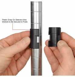 Nexel® Zinc Chromate, 4 Tier, Wire Shelving Starter Unit, 36"W x 24"D x 74"H 37 Nexel® Zinc Chromate, 4 Tier, Wire Shelving Starter Unit, 36"W x 24"D x 74"H -Shelving Sales Store 798769 6wco