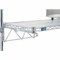 Nexel® Industrial Microwave Food Prep Station, 48"W x 24"D x 74"H, Chrome -Shelving Sales Store 806279 03