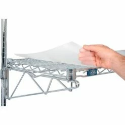 Nexel® Industrial Microwave Food Prep Station, 48"W x 24"D x 74"H, Chrome -Shelving Sales Store 806279 05