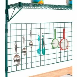 Nexel® Poly-Green® Industrial Food Prep Station, 48"W x 24"D x 74"H 10 Nexel® Poly-Green® Industrial Food Prep Station, 48"W x 24"D x 74"H -Shelving Sales Store 806280 02