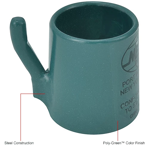 Nexel® Poly-Green® Wire Collar Hooks -Set of 4 5 Nexel® Poly-Green® Wire Collar Hooks -Set of 4 - Image 5