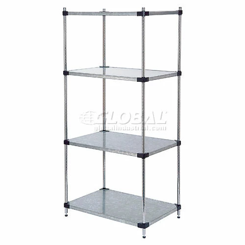 Nexel® S2436SZ Solid Galvanized Shelf 36"W x 24"D 8 Nexel® S2436SZ Solid Galvanized Shelf 36"W x 24"D - Image 8