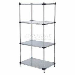 Nexel® S2448SZ Solid Galvanized Shelf 48"W x 24"D 21 Nexel® S2448SZ Solid Galvanized Shelf 48"W x 24"D -Shelving Sales Store 933CP34 5