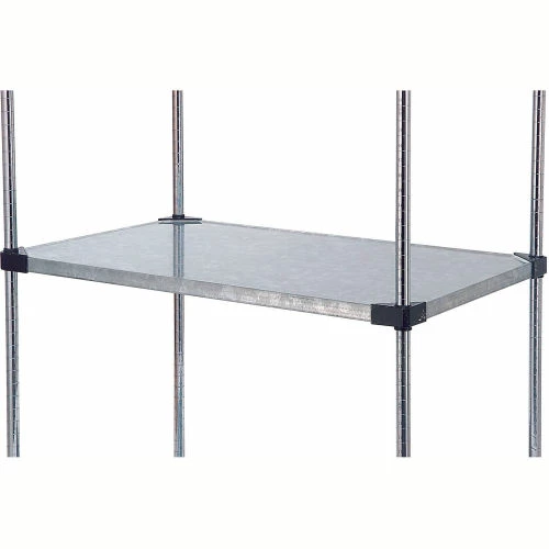 Nexel® S2436SZ Solid Galvanized Shelf 36"W x 24"D 7 Nexel® S2436SZ Solid Galvanized Shelf 36"W x 24"D - Image 7