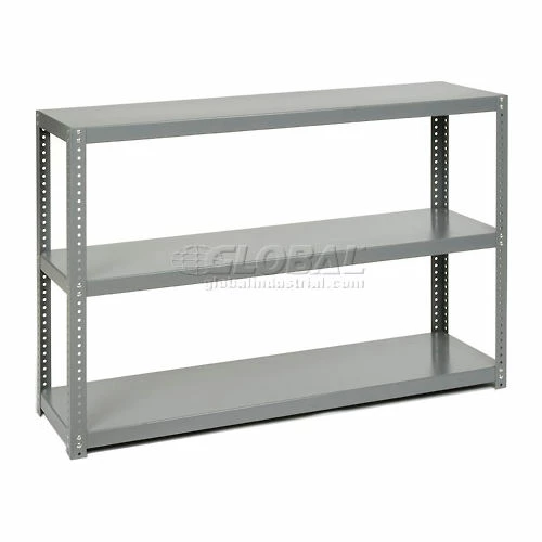 Global Industrial Extra Heavy Duty Shelving, 60"W x 18"D x 39"H, 3 Shelves, Gray 1 Global Industrial Extra Heavy Duty Shelving, 60"W x 18"D x 39"H, 3 Shelves, Gray