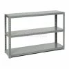 Global Industrial™ Extra Heavy Duty Shelving, 48"W x 24"D x 39"H, 3 Shelves, Gray