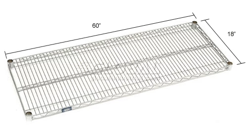 Nexel® S1860EP Nexelate® Wire Shelf 60"W x 18"D 18 Nexel® S1860EP Nexelate® Wire Shelf 60"W x 18"D - Image 18