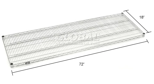 Nexel® S2472EP Nexelate® Wire Shelf 72"W x 24"D 18 Nexel® S2472EP Nexelate® Wire Shelf 72"W x 24"D - Image 18
