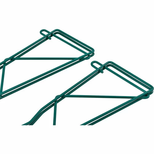 Nexel® Poly-Green® Single Arm Fixed Wall Bracket, 21" (Pair) 2 Nexel® Poly-Green® Single Arm Fixed Wall Bracket, 21" (Pair) - Image 2