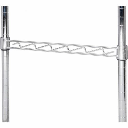 Nexel® AHR18C Chrome Hanging Rail 18" 1 Nexel® AHR18C Chrome Hanging Rail 18"