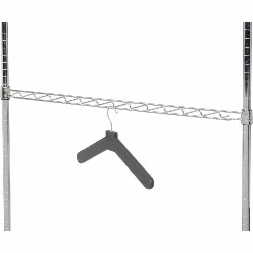Nexel® AHR36C Chrome Hanging Rail 36" 3 Nexel® AHR36C Chrome Hanging Rail 36" - Image 3