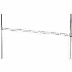 Nexel® AHR48C Chrome Hanging Rail 48"