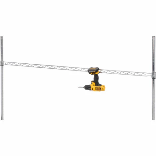 Nexel® AHR60C Chrome Hanging Rail 60" 2 Nexel® AHR60C Chrome Hanging Rail 60" - Image 2