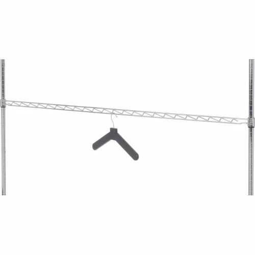 Nexel® AHR60C Chrome Hanging Rail 60" 3 Nexel® AHR60C Chrome Hanging Rail 60" - Image 3
