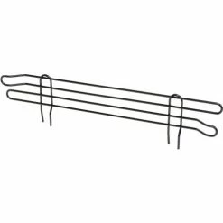 Nexel® Black Epoxy Wire Ledge, 14"W x 4"H 10 Nexel® Black Epoxy Wire Ledge, 14"W x 4"H -Shelving Sales Store AL424B 03 2