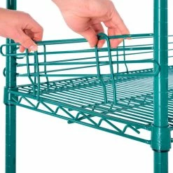 Nexel® Poly-Green® Wire Ledge, 30"W x 4"H 7 Nexel® Poly-Green® Wire Ledge, 30"W x 4"H -Shelving Sales Store AL430GZ 03