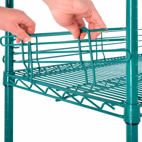 Nexel® Poly-Green® Wire Ledge, 30"W x 4"H 4 Nexel® Poly-Green® Wire Ledge, 30"W x 4"H - Image 4