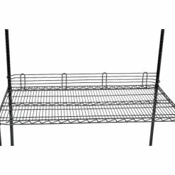 Nexel® Black Epoxy Wire Ledge, 36"W x 4"H
