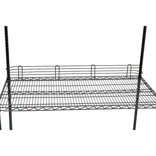 Nexel® Black Epoxy Wire Ledge, 54"W x 4"H 1 Nexel® Black Epoxy Wire Ledge, 54"W x 4"H