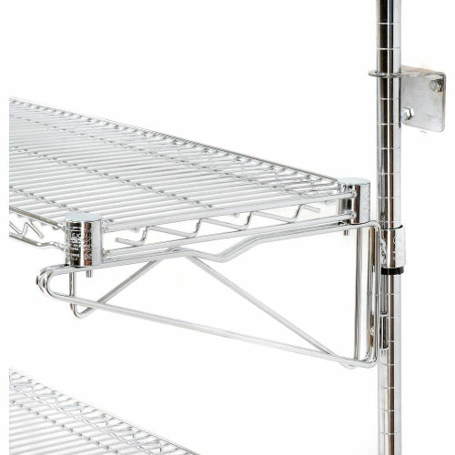 Nexel® Chrome Wall Mount Wire Shelving 36"W x 14"D x 14"H 1 - Shelf Starter 7 Nexel® Chrome Wall Mount Wire Shelving 36"W x 14"D x 14"H 1 - Shelf Starter - Image 7