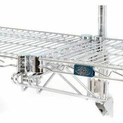 Nexel® Chrome Wall Mount Wire Shelving 72"W x 18"D x 14"H 1 - Shelf Add-On 7 Nexel® Chrome Wall Mount Wire Shelving 72"W x 18"D x 14"H 1 - Shelf Add-On -Shelving Sales Store B1137010 06 2