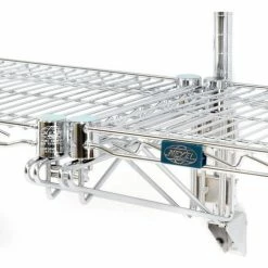 Nexel® Chrome Wall Mount Wire Shelving 30"W x 18"D x 54"H 3 - Shelf Add-On 8 Nexel® Chrome Wall Mount Wire Shelving 30"W x 18"D x 54"H 3 - Shelf Add-On -Shelving Sales Store B1137053 06
