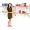 Nexel® Chrome Wall Mount Wire Shelving 36"W x 24"D x 34"H 2 - Shelf Add-On