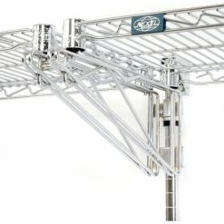 Nexel® Chrome Wall Mount Wire Shelving 30"W x 18"D x 34"H 2 - Shelf Add-On 7 Nexel® Chrome Wall Mount Wire Shelving 30"W x 18"D x 34"H 2 - Shelf Add-On -Shelving Sales Store B1137113 04 9
