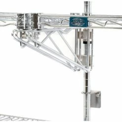 Nexel® Chrome Wall Mount Wire Shelving 30"W x 14"D x 63"H 4 - Shelf Add-On 8 Nexel® Chrome Wall Mount Wire Shelving 30"W x 14"D x 63"H 4 - Shelf Add-On -Shelving Sales Store B1137179 05 9