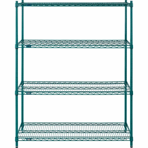 Nexel® S1848G Poly-Green® Epoxy Wire Shelf 48"W x 18"D 3 Nexel® S1848G Poly-Green® Epoxy Wire Shelf 48"W x 18"D - Image 3