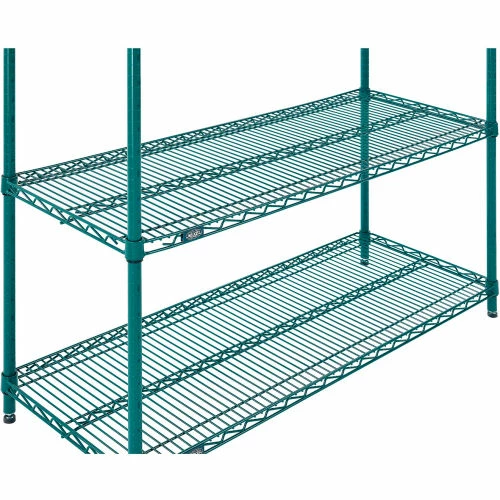 Nexel® S1848G Poly-Green® Epoxy Wire Shelf 48"W x 18"D 4 Nexel® S1848G Poly-Green® Epoxy Wire Shelf 48"W x 18"D - Image 4