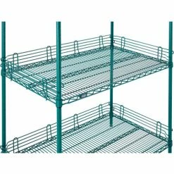 Nexel® Poly-Green®, 4 Tier, Wire Shelving Starter Unit, 42"W x 24"D x 86"H 34 Nexel® Poly-Green®, 4 Tier, Wire Shelving Starter Unit, 42"W x 24"D x 86"H -Shelving Sales Store B1137204 09