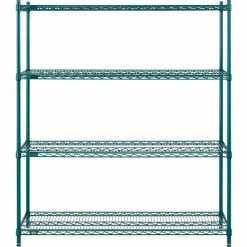 Nexel® S1854G Poly-Green® Epoxy Wire Shelf 54"W x 18"D 9 Nexel® S1854G Poly-Green® Epoxy Wire Shelf 54"W x 18"D -Shelving Sales Store B1137205 02