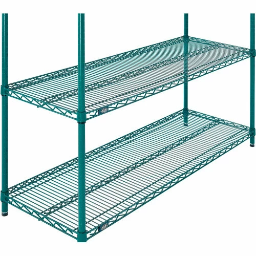 Nexel® S1854G Poly-Green® Epoxy Wire Shelf 54"W x 18"D 4 Nexel® S1854G Poly-Green® Epoxy Wire Shelf 54"W x 18"D - Image 4