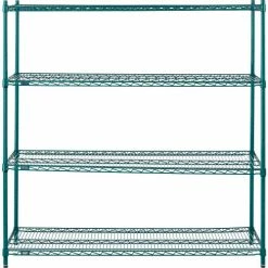 Nexel® S1860G Poly-Green® Epoxy Wire Shelf 60"W x 18"D 9 Nexel® S1860G Poly-Green® Epoxy Wire Shelf 60"W x 18"D -Shelving Sales Store B1137206 02