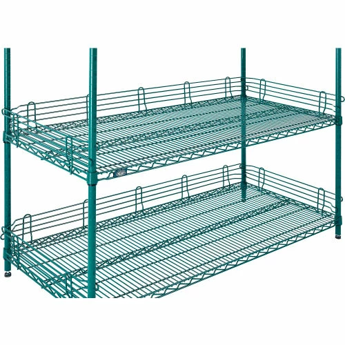 Nexel® Poly-Green®, 4 Tier, Wire Shelving Starter Unit, 54"W x 24"D x 54"H 10 Nexel® Poly-Green®, 4 Tier, Wire Shelving Starter Unit, 54"W x 24"D x 54"H - Image 10