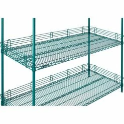 Nexel® Poly-Green®, 4 Tier, Wire Shelving Starter Unit, 60"W x 21"D x 86"H 29 Nexel® Poly-Green®, 4 Tier, Wire Shelving Starter Unit, 60"W x 21"D x 86"H -Shelving Sales Store B1137216 09