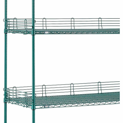 Nexel® Poly-Green®, 4 Tier, Wire Shelving Starter Unit, 72"W x 24"D x 86"H 10 Nexel® Poly-Green®, 4 Tier, Wire Shelving Starter Unit, 72"W x 24"D x 86"H - Image 10