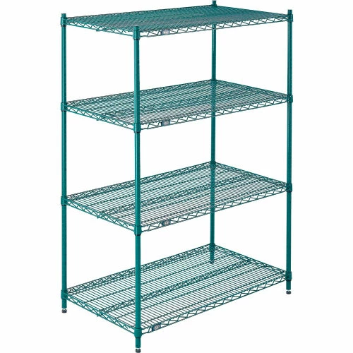 Nexel® S2442G Poly-Green® Epoxy Wire Shelf 42"W x 24"D 2 Nexel® S2442G Poly-Green® Epoxy Wire Shelf 42"W x 24"D - Image 2