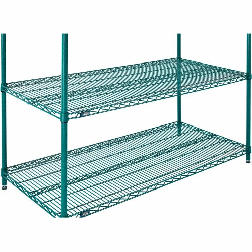 Nexel® S2454G Poly-Green® Epoxy Wire Shelf 54"W x 24"D 4 Nexel® S2454G Poly-Green® Epoxy Wire Shelf 54"W x 24"D - Image 4