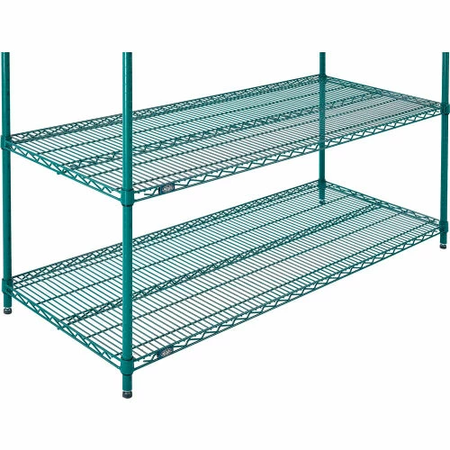 Nexel® S2460G Poly-Green® Epoxy Wire Shelf 60"W x 24"D 4 Nexel® S2460G Poly-Green® Epoxy Wire Shelf 60"W x 24"D - Image 4